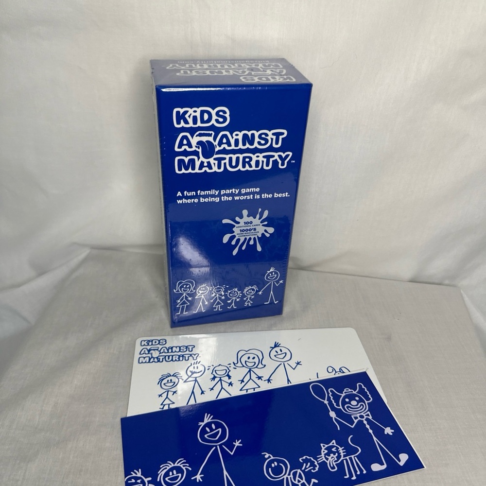 Kids Against Maturity Family Game - Blue